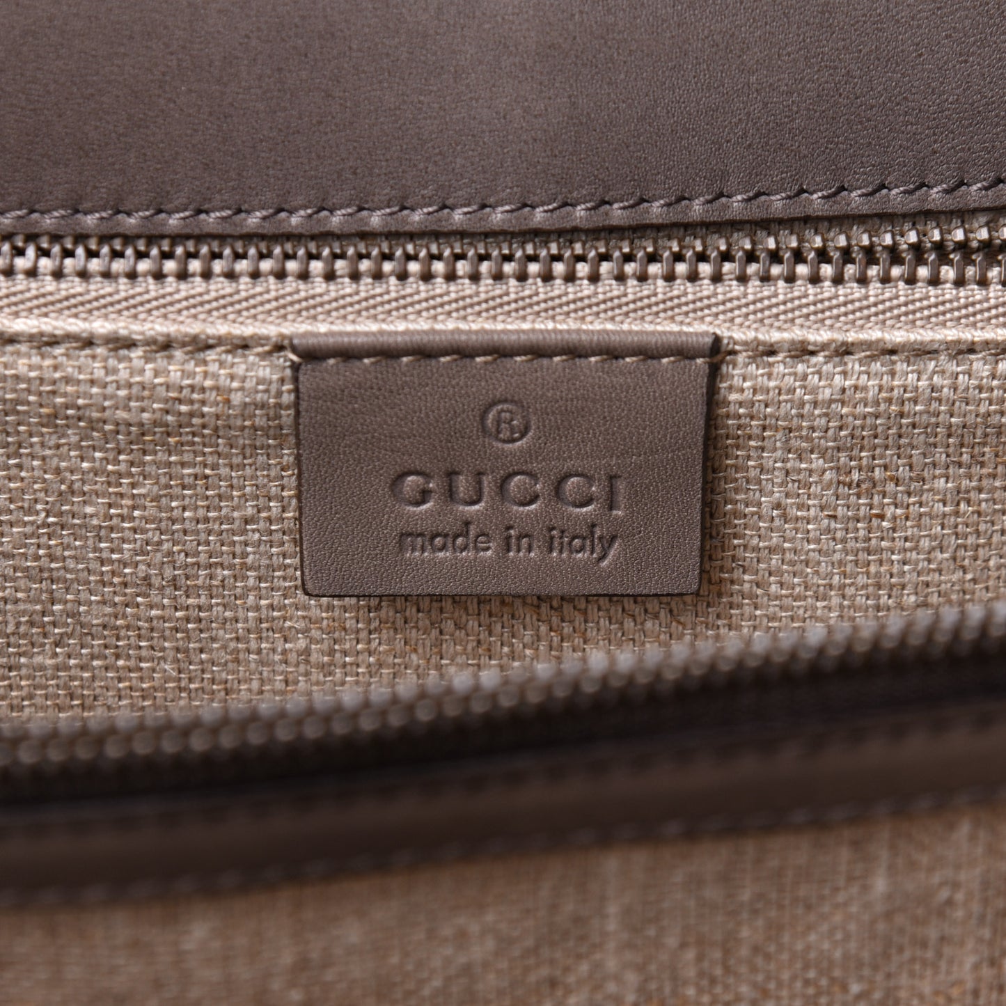 Calfskin Duilio Brogue Crossbody Bag Grey