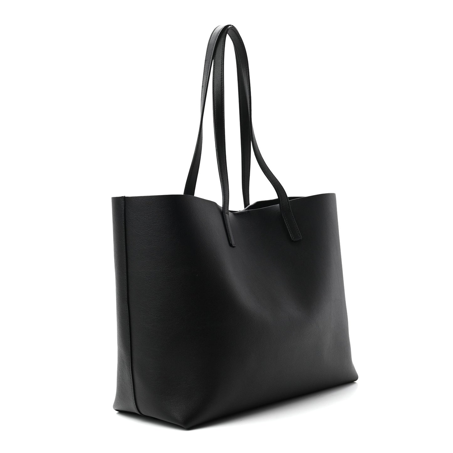 Calfskin Large Shopping Tote Black