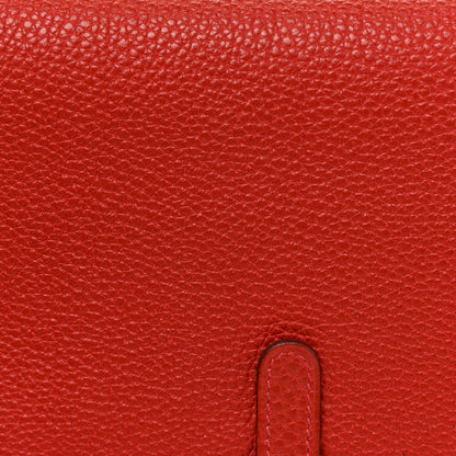 Hermes Togo Dogon Duo Wallet Rouge Casaque 8 of 14