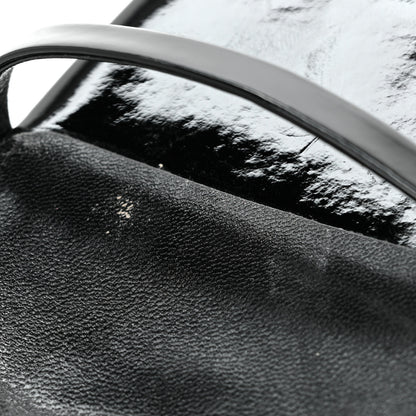 Saint Laurent Patent Calfskin Opyum 110 Sandals 35.5 Black 10 of 11