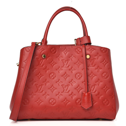 Louis Vuitton Empreinte Montaigne MM Cherry 1 of 7