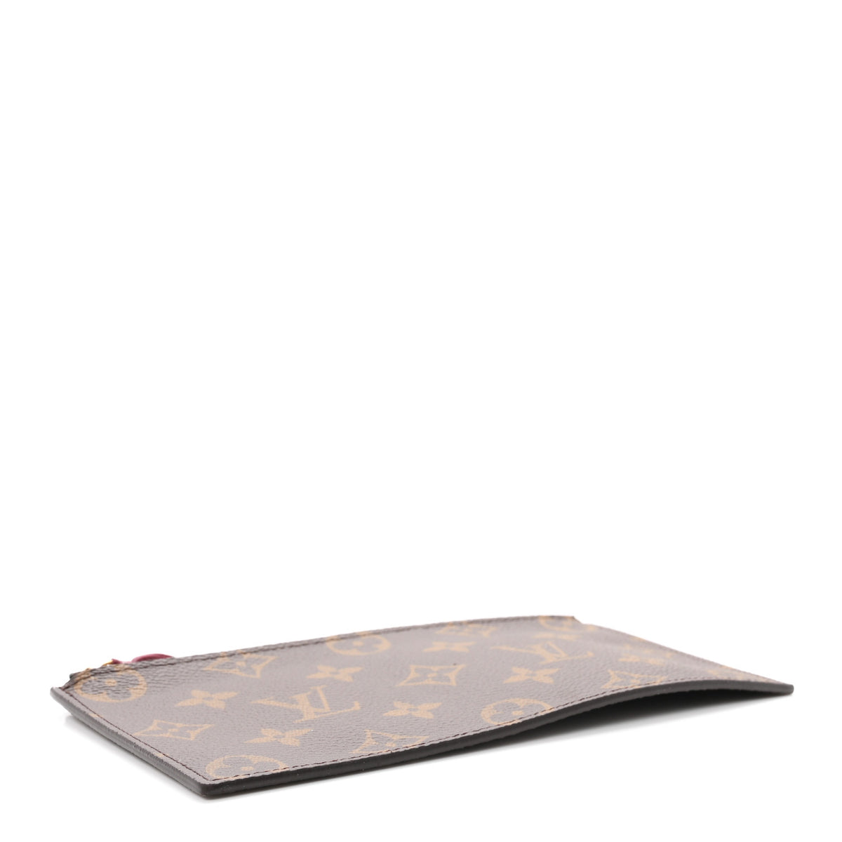 Louis Vuitton Monogram Felicie Chain Wallet Zippered Insert Fuchsia 4 of 6