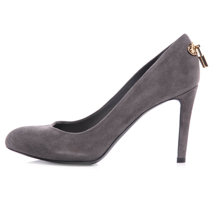 Louis Vuitton Suede Oh Really Pumps 35.5 Grey 1 of 7