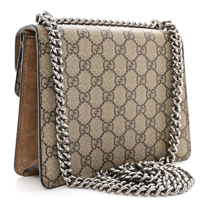 Gucci GG Supreme Monogram Mini Dionysus Shoulder Bag Taupe 3 of 17
