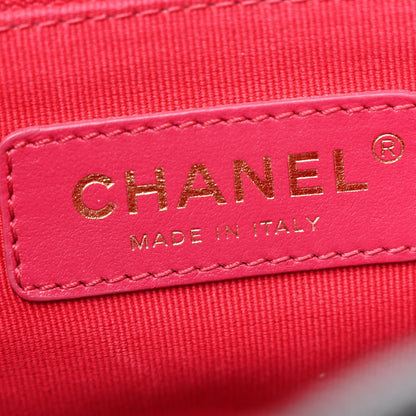 Chanel Shiny Caviar Quilted Chain Melody Backpack Black 6 of 11