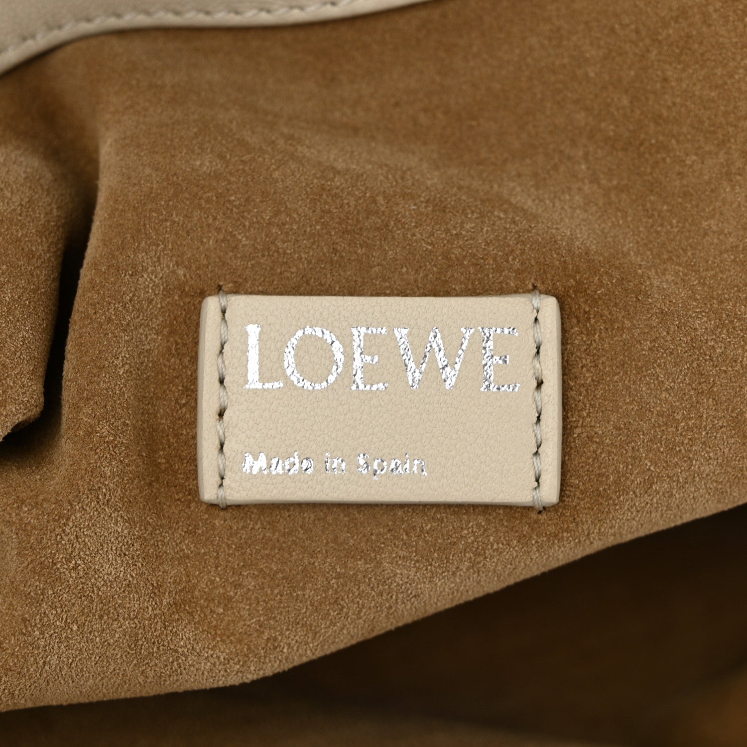 Loewe Mellow Nappa Medium Donut Chain Flamenco Knot Clutch Sea Salt 6 of 10