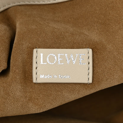 Loewe Mellow Nappa Medium Donut Chain Flamenco Knot Clutch Sea Salt 6 of 10
