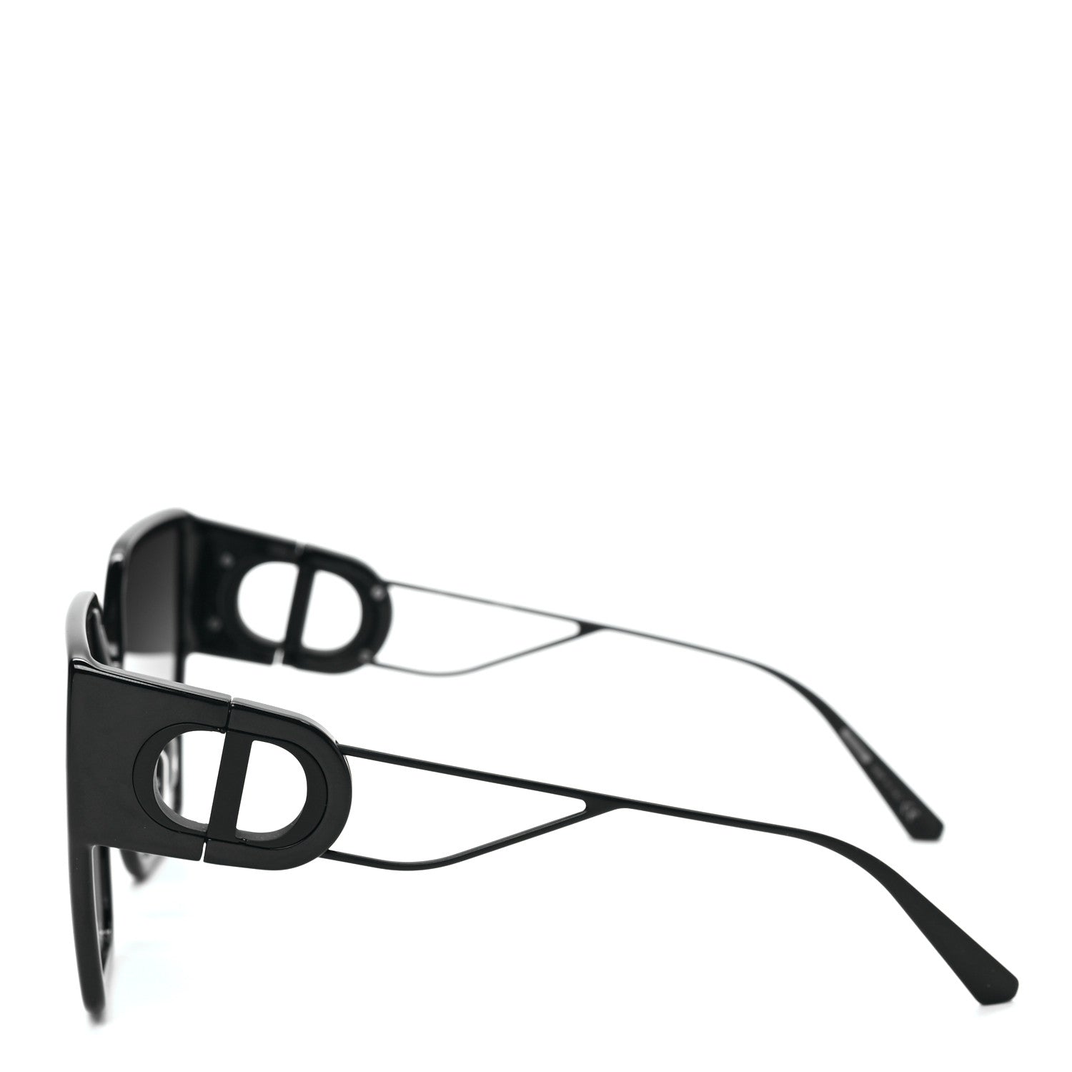 Christian Dior Rectangular 30 Montaigne 1 Sunglasses Black 3 of 6
