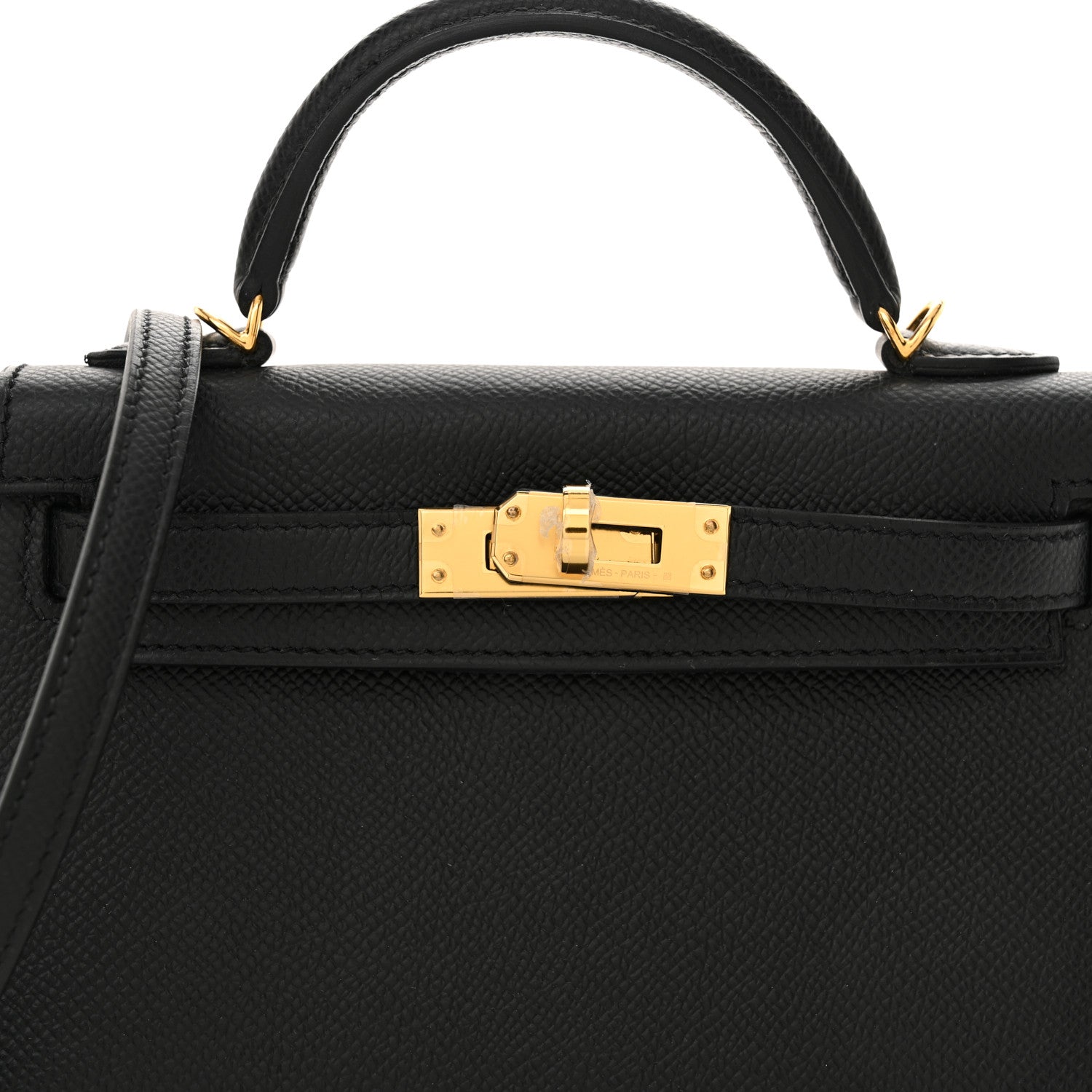Hermes Epsom Mini Kelly Sellier 20 Black 8 of 13