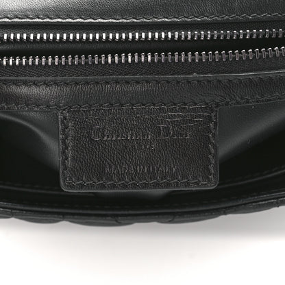 Christian Dior Lambskin Macrocannage Medium Caro Bag Black 5 of 10