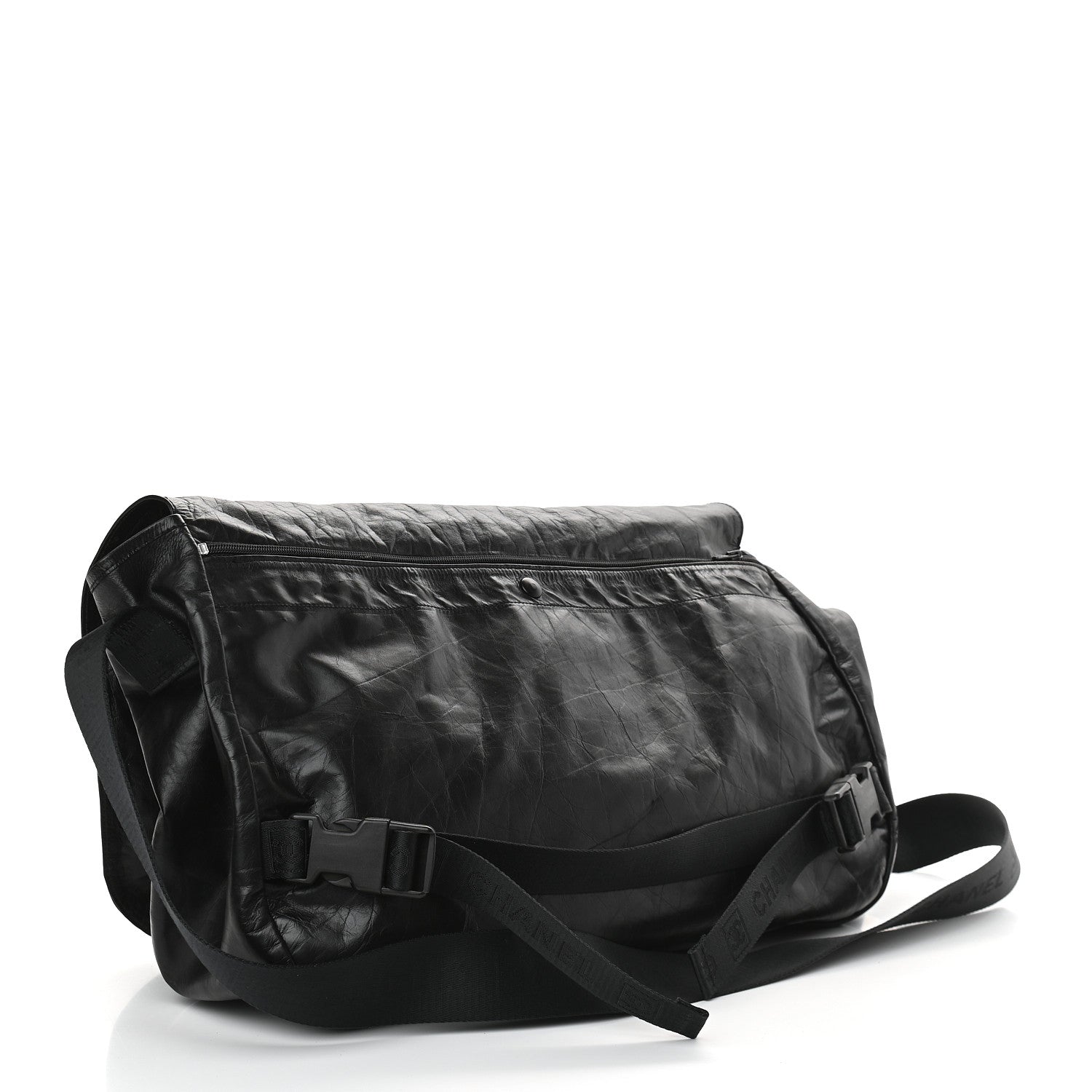 Chanel Coated Canvas Sport CC Messenger Black 2 of 10