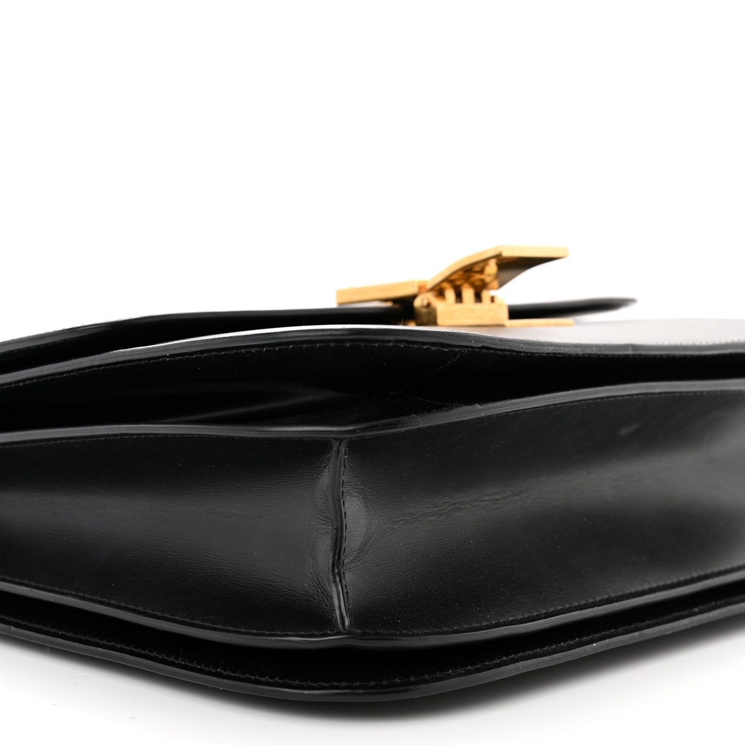 Celine Box Calfskin Medium Classic Box Flap Bag Black 9 of 10