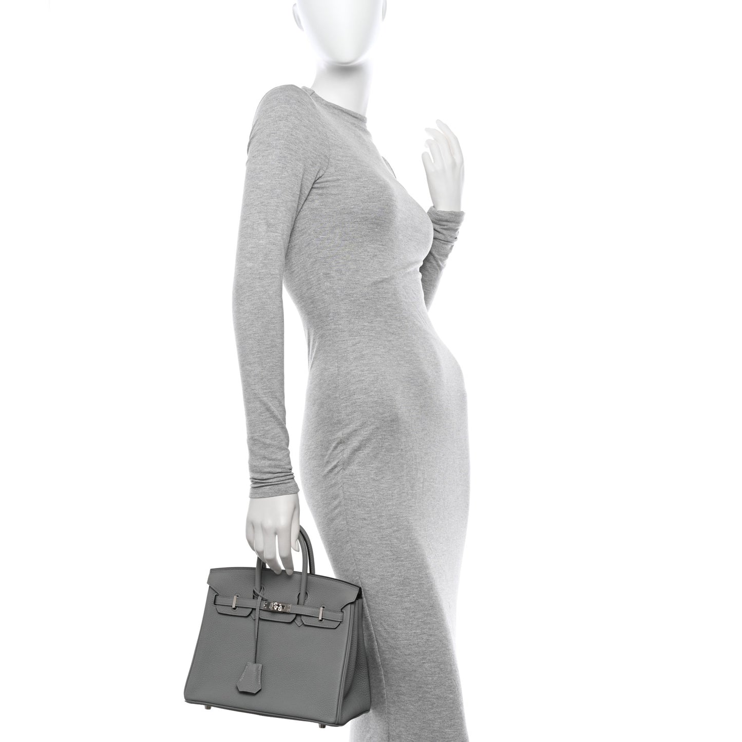Togo Birkin 25 Gris Mouette