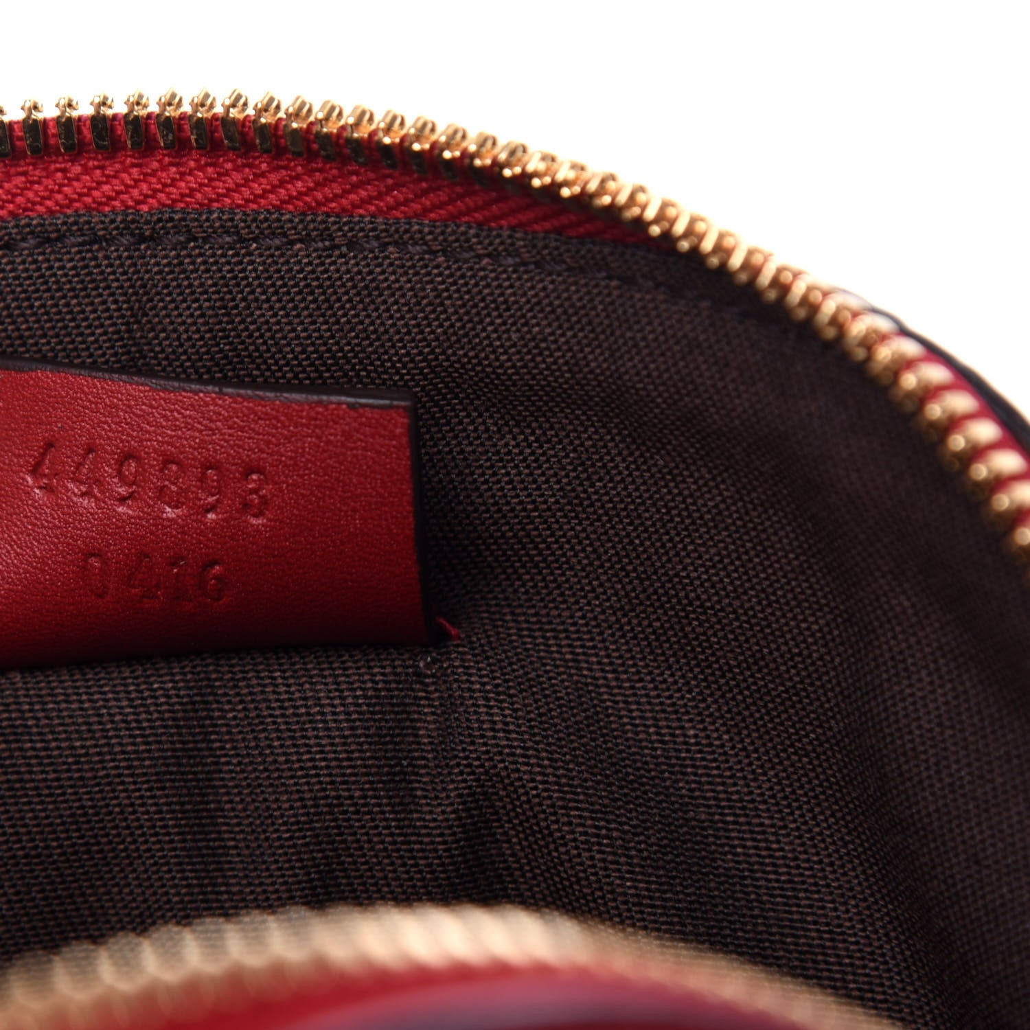 Gucci Microguccissima GG Cosmetic Case Red 7 of 9