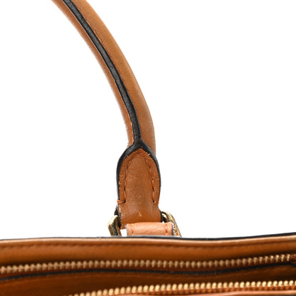 MCM Visetos Essentials Shopper Tote Small Cognac 16 of 21