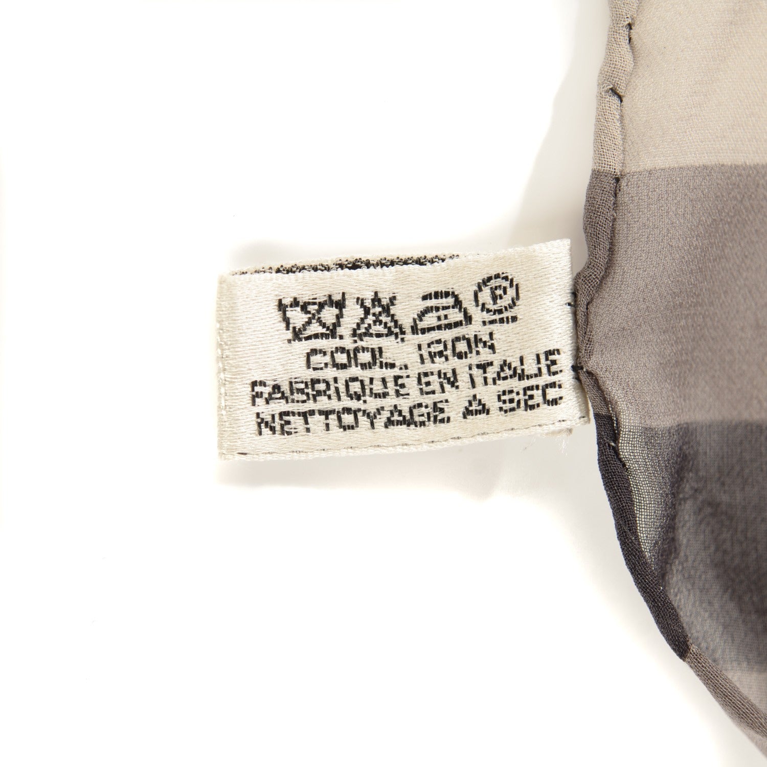Chanel Silk CC Camellia Clover Square Scarf Black White 3 of 5