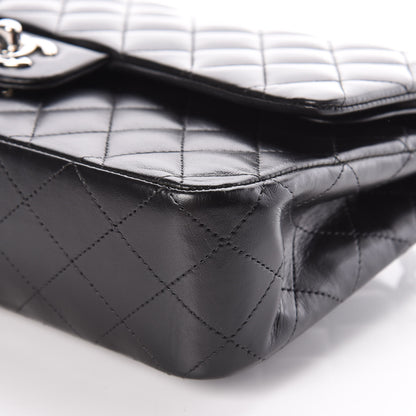 Chanel Lambskin Quilted Medium Double Flap Black 9 of 9