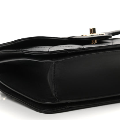 Chanel Calfskin Quilted Small Top Handle Flap Black 9 of 11