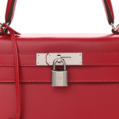 Hermes Tadelakt Kelly Sellier 28 Rouge Vif 10 of 11