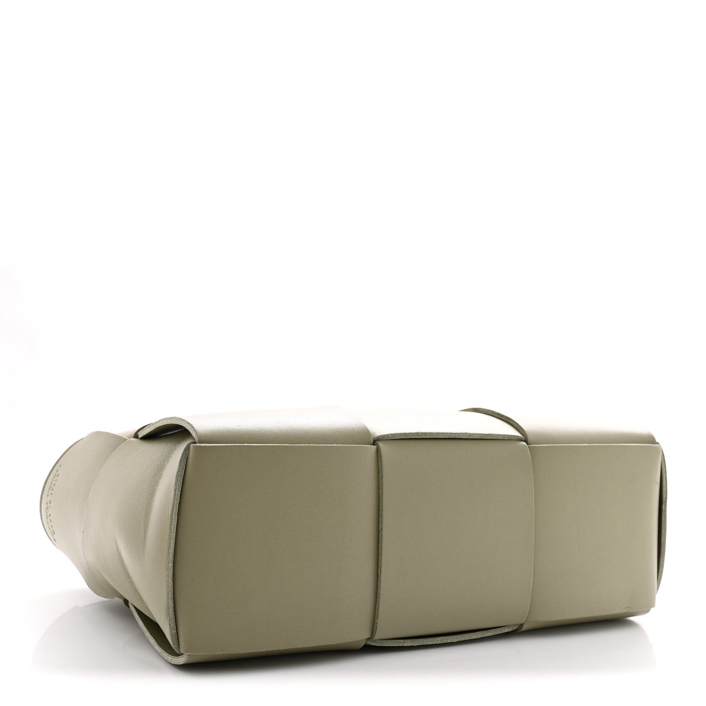Grained Calfskin Maxi Intrecciato Mini Arco Tote Travertine