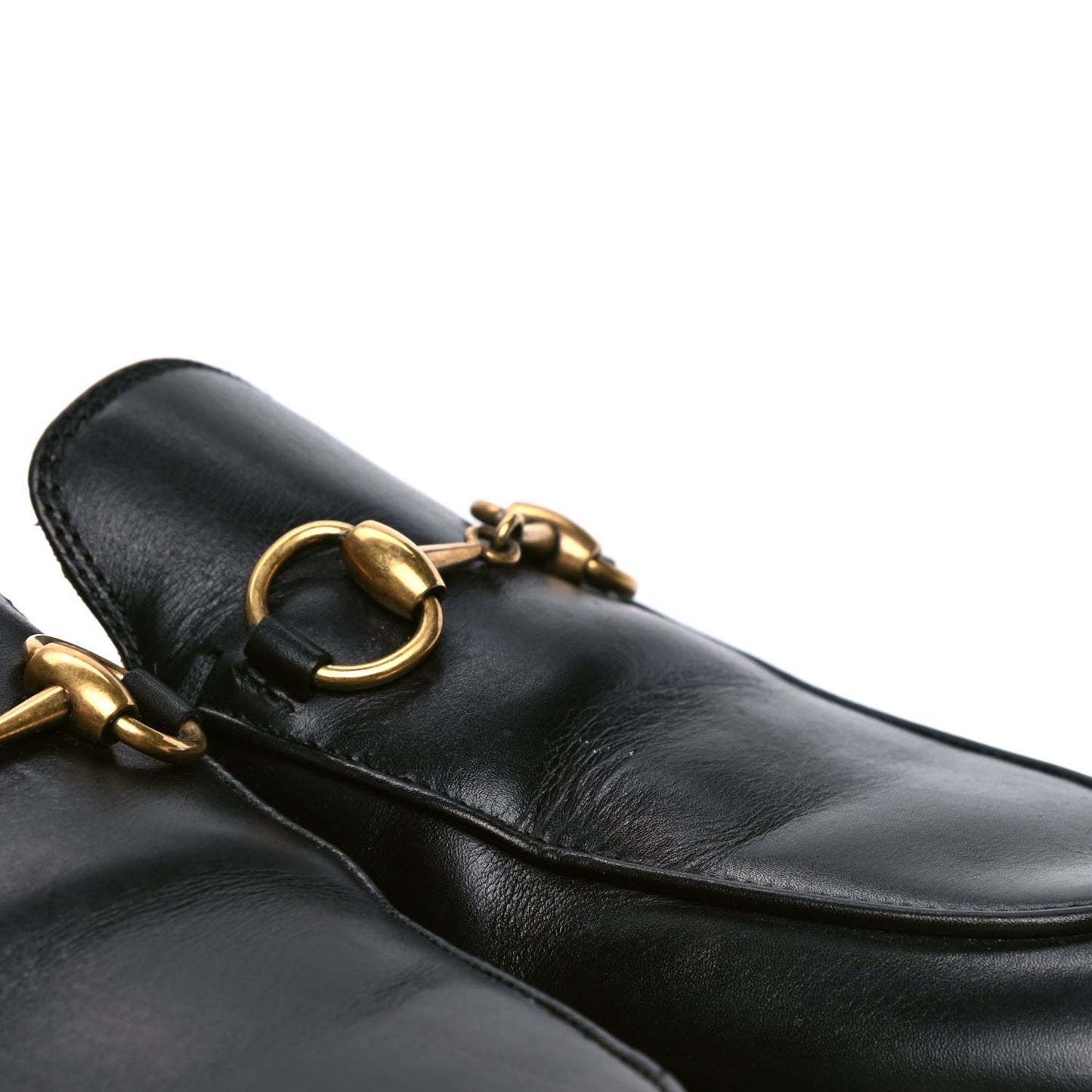 Calfskin Womens Princetown Slippers 35.5 Black