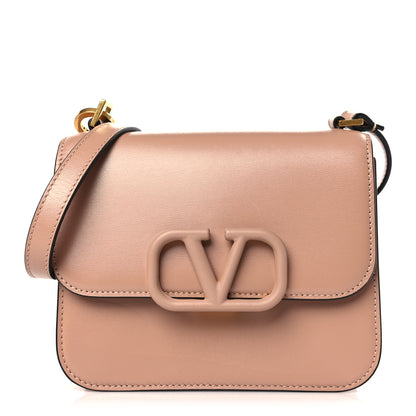 Valentino Garavani Smooth Calfskin Small VSling Shoulder Bag Rose Cannelle 1 of 8