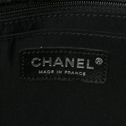 Chanel Tweed Swarovski Crystal Leopard Jumbo Flap Black 6 of 8