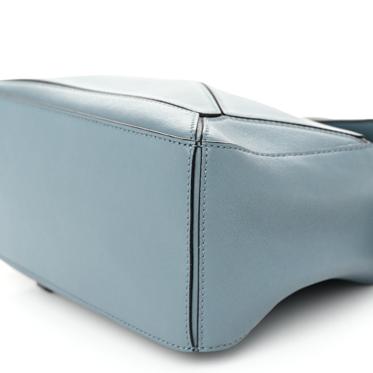 Calfskin Small Puzzle Bag Stone Blue