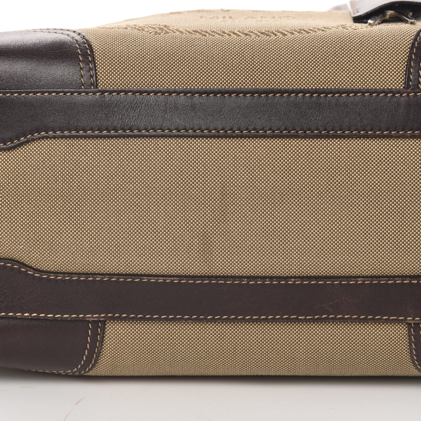Jacquard Logo Bauletto Corda Bruciato