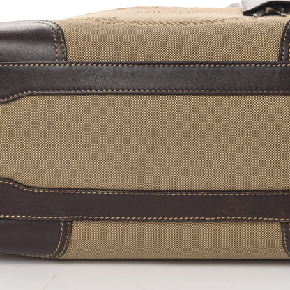 Prada Jacquard Logo Bauletto Corda Bruciato 11 of 12