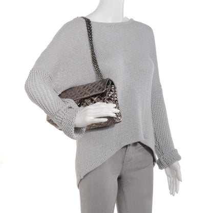 Chanel Striped Accordion Reissue 2.55 Flap Dark Silver 2 of 8