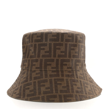Fendi Technical Fabric FF Reversible Bucket Hat M Tobacco Beige 6 of 8
