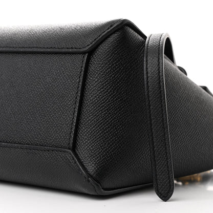 Celine Grained Calfskin Nano Belt Bag Black 10 of 11