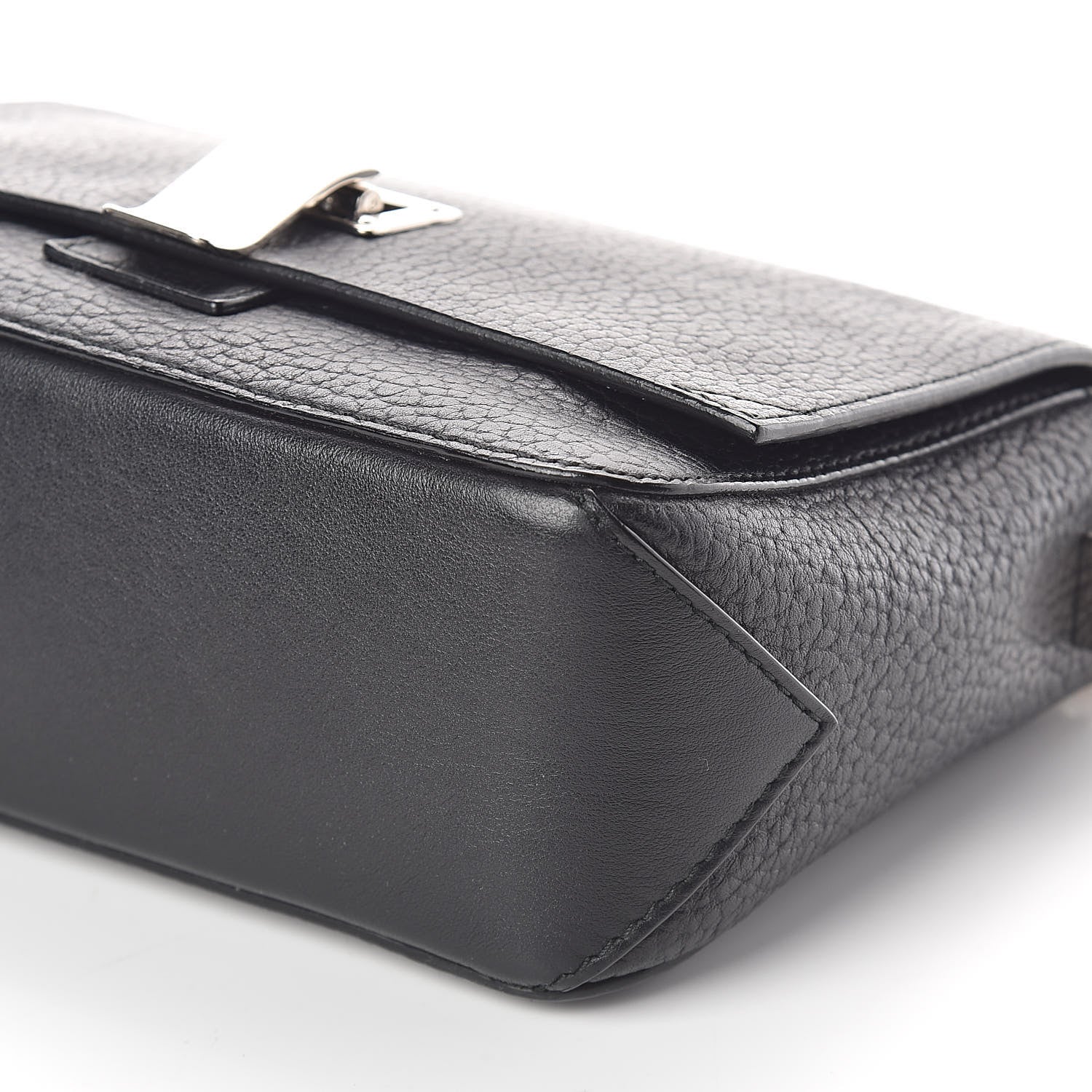 Proenza Schouler Pebbled Calfskin Extra Small Courier Black 8 of 8