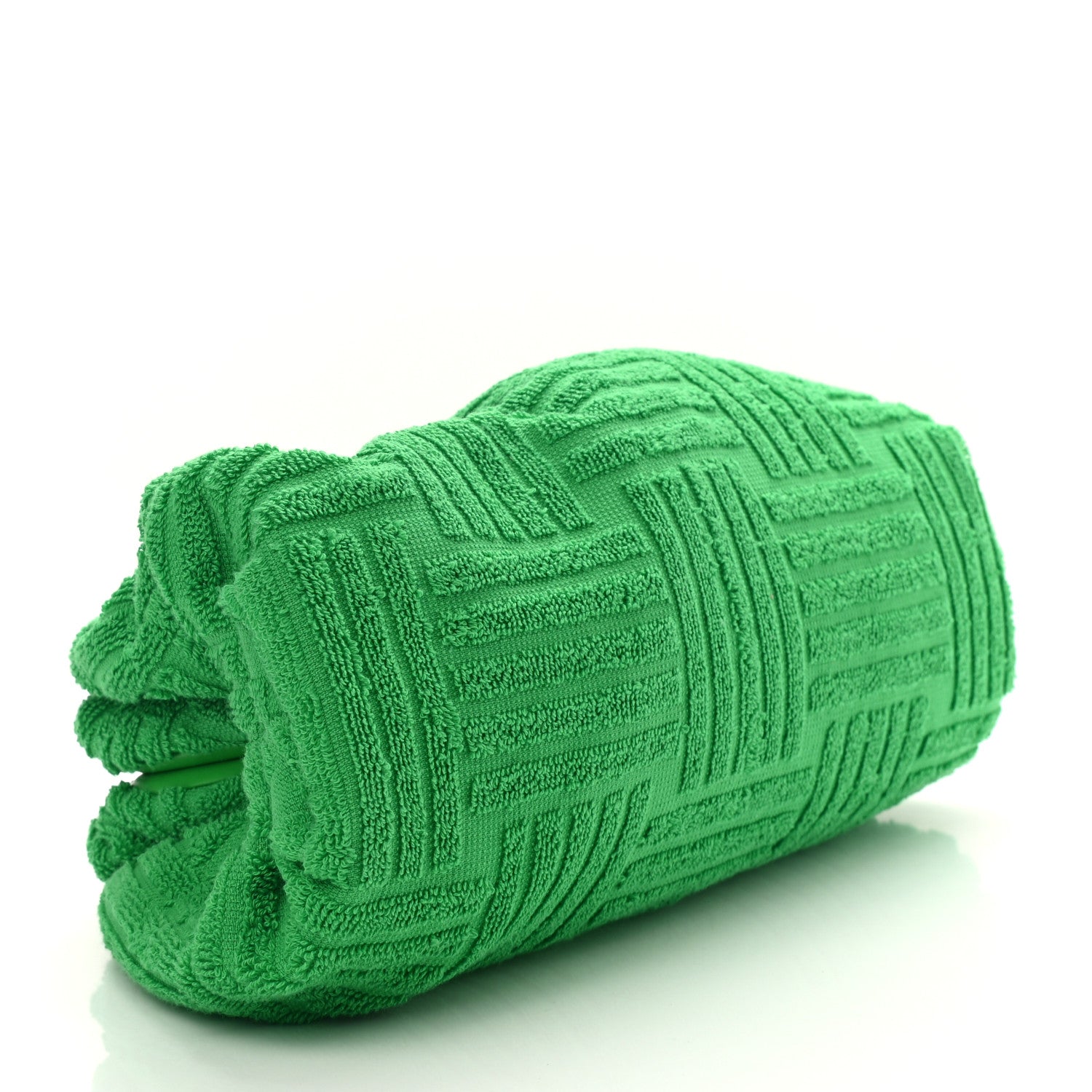 Bottega Veneta Sponge Fabric The Pouch Clutch Grass 4 of 7