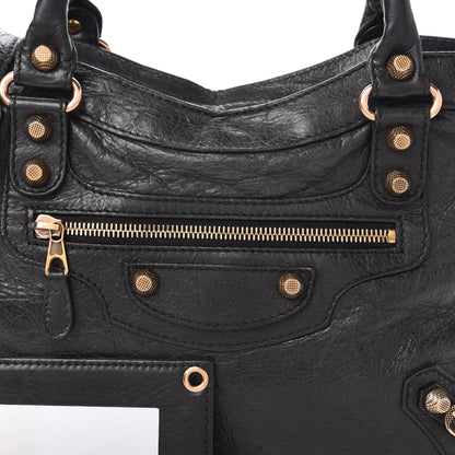 Balenciaga Agneau Giant 12 Rose Gold Hardware Town Black 10 of 10