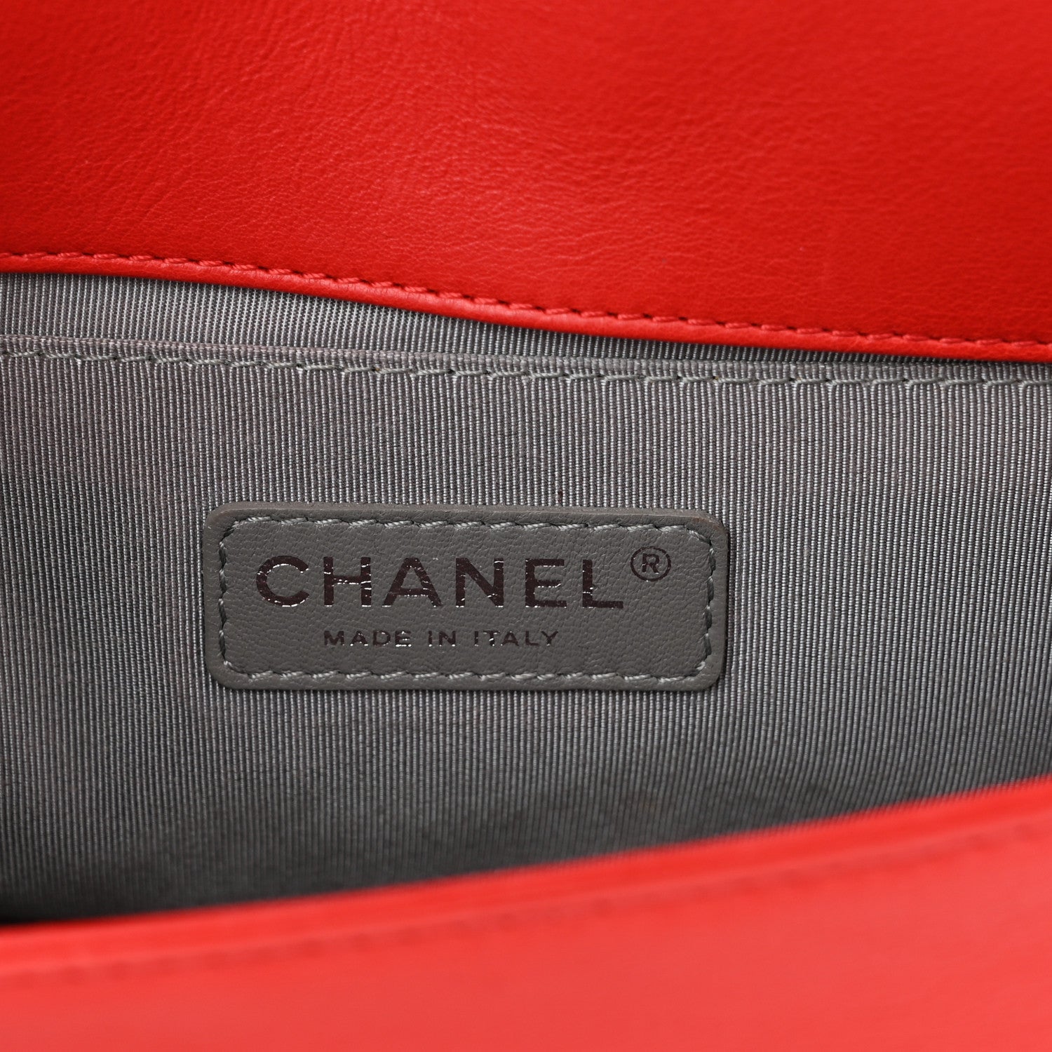 Chanel Calfskin Double Stitch Small Boy Flap Red 6 of 10