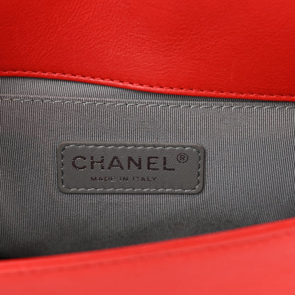 Chanel Calfskin Double Stitch Small Boy Flap Red 6 of 10