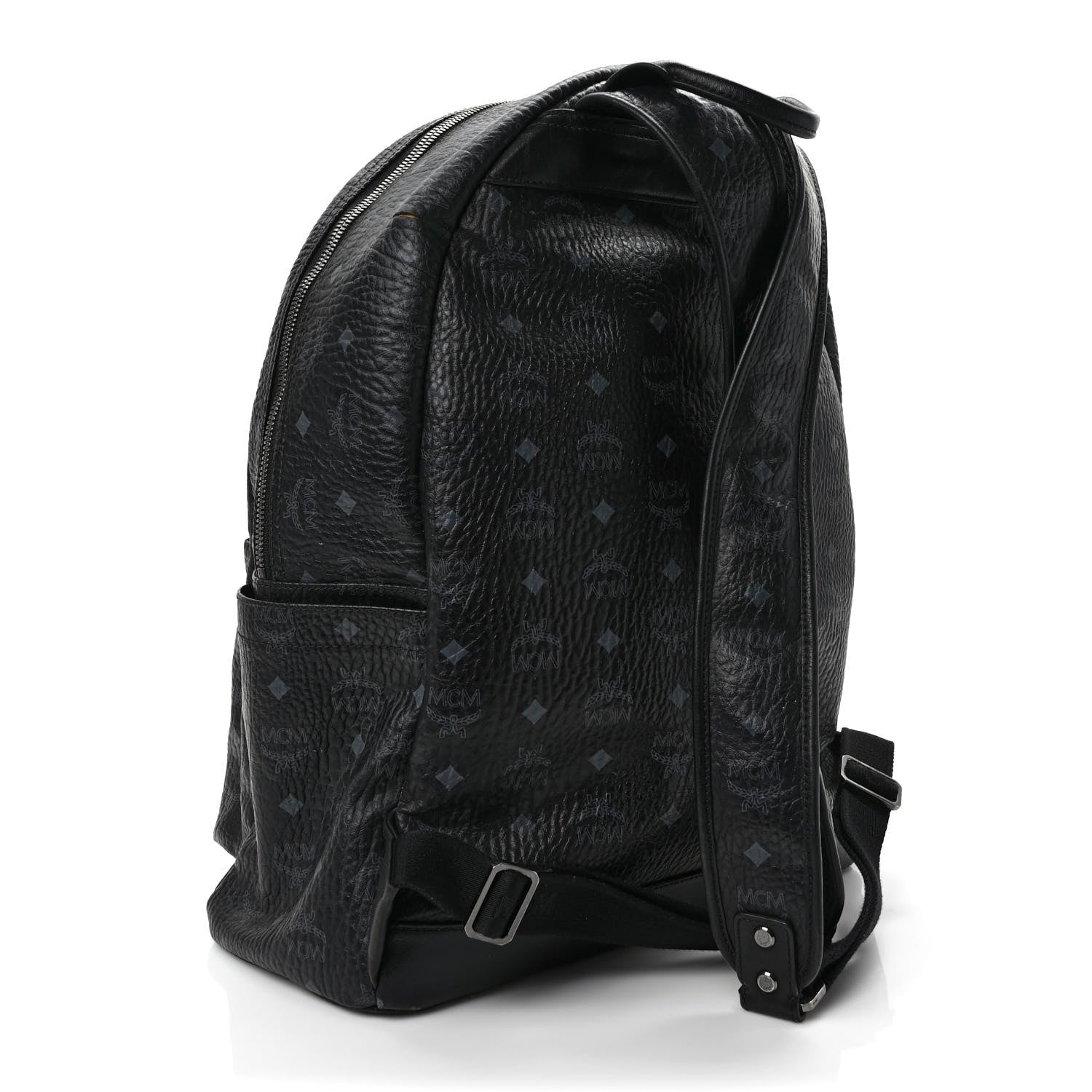 MCM Visetos Large Stark Backpack Black 3 of 11