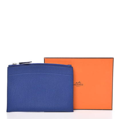 Hermes Togo Mini Bazar Pouch Bleu Electrique 9 of 9