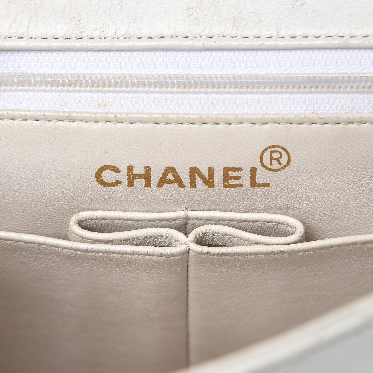Chanel Lambskin Quilted Small Single Flap White 6 of 17