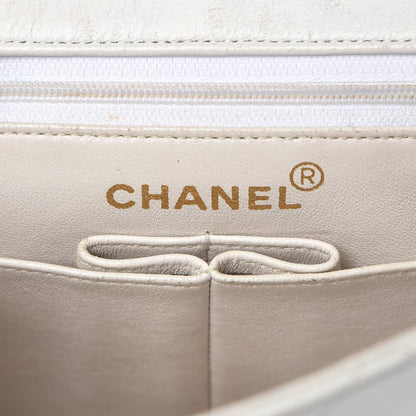 Chanel Lambskin Quilted Small Single Flap White 6 of 17