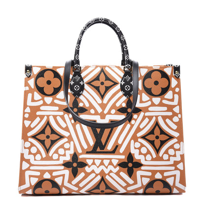 Louis Vuitton Monogram Giant Crafty Onthego GM Crème Caramel 1 of 10
