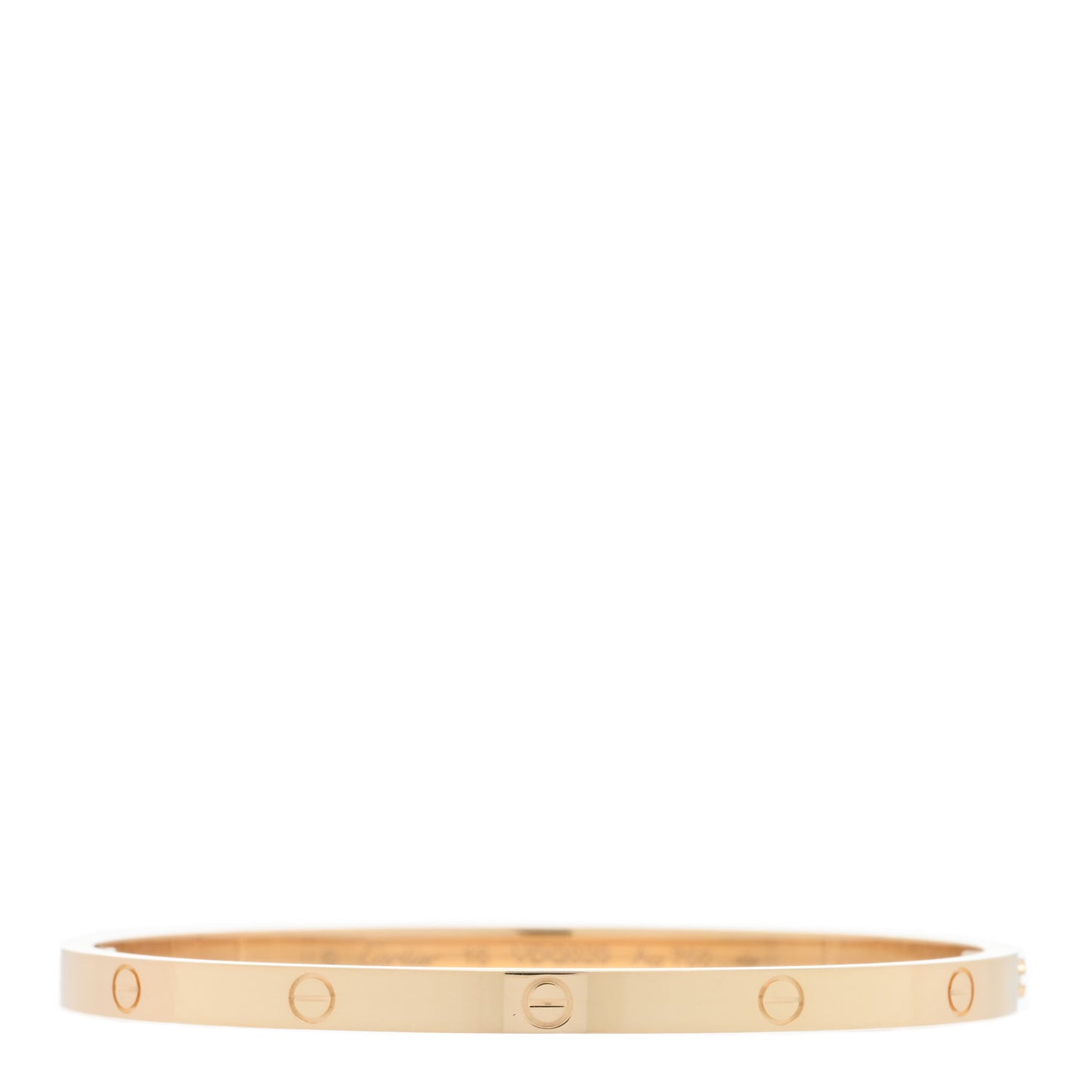 18K Yellow Gold Small LOVE Bracelet 16