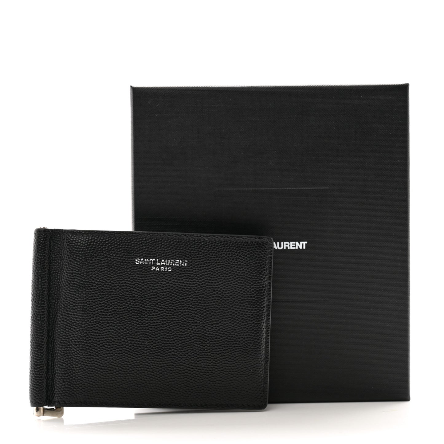 Grain De Poudre Bill Clip Card Case Black