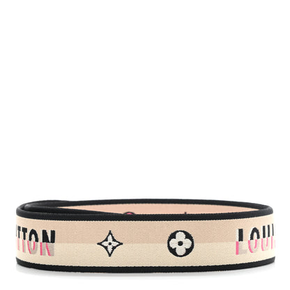 Louis Vuitton Jacquard Speedy Bandouliere 20 Shoulder Strap Black 2 of 4