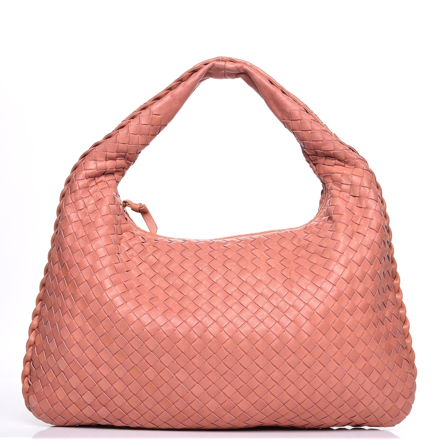 Bottega Veneta Nappa Intrecciato Small Veneta Hobo Corallo 1 of 8