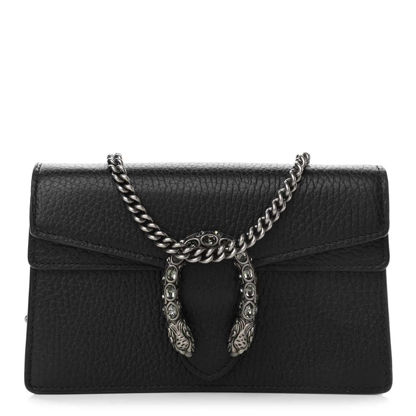 Calfskin Super Mini Dionysus Shoulder Bag Black