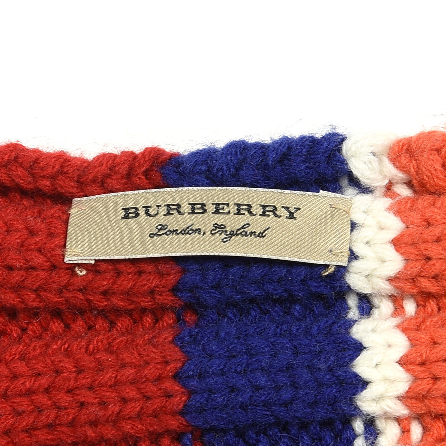 Cashmere Wool Stripe Scarf Multi