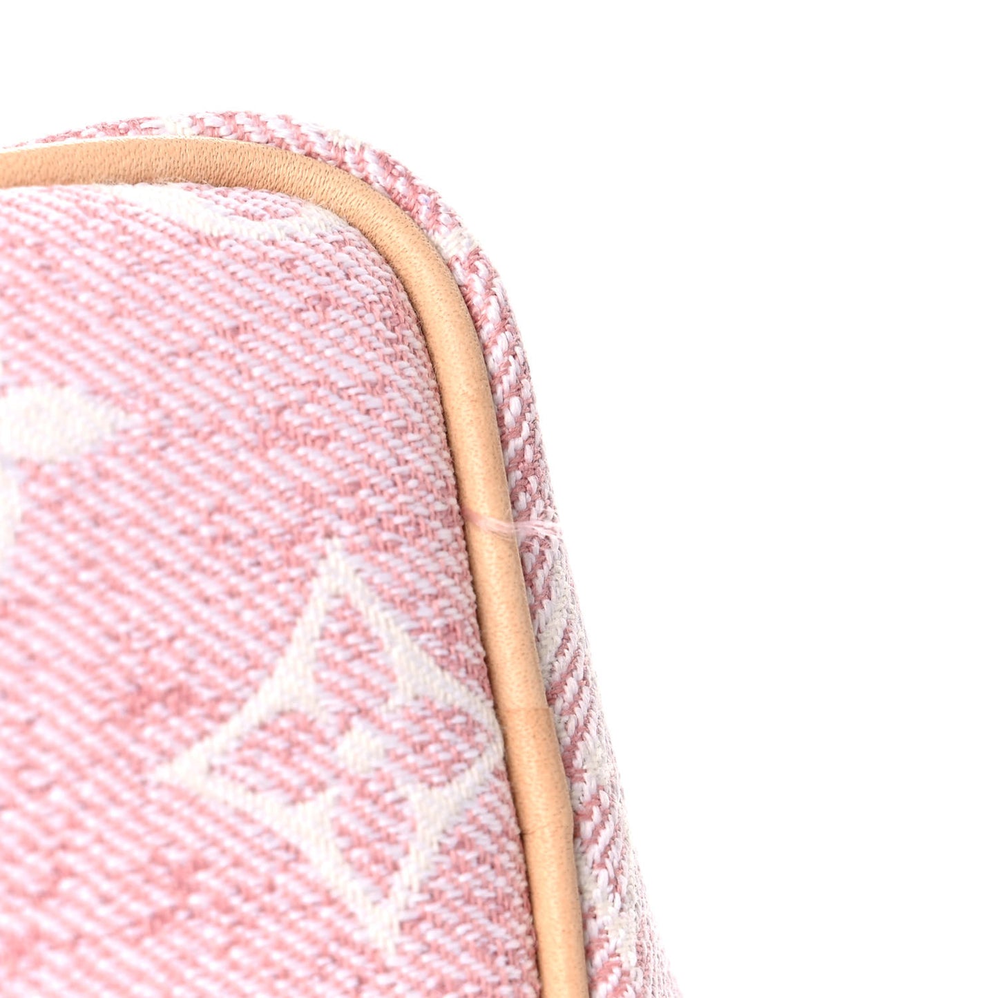 Monogram Jacquard Denim Nano Speedy Bandouliere Pink
